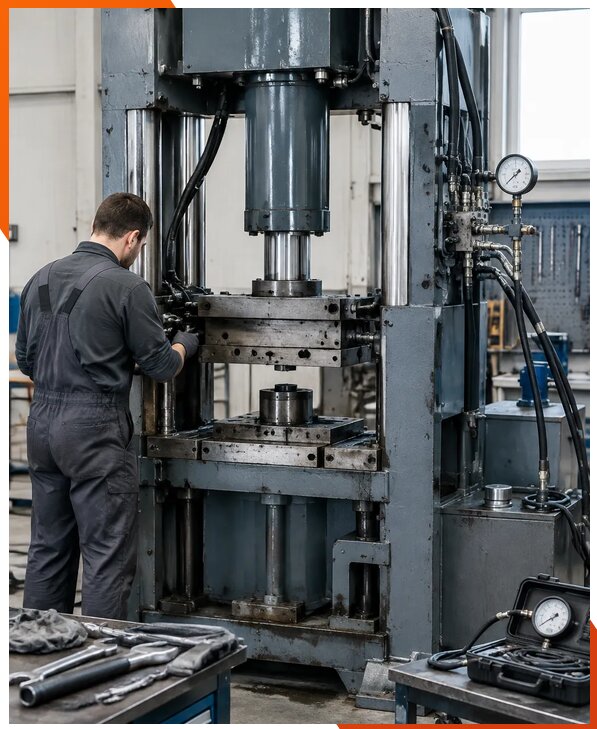 Ремонт промышленных гидравлических прессов в Саяногорске