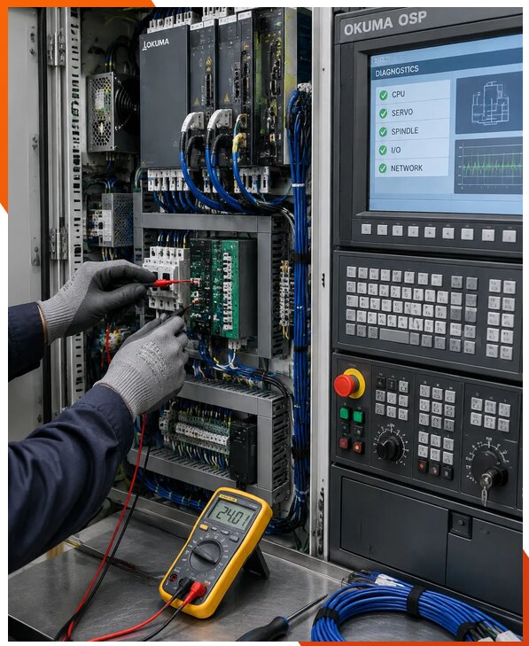 Ремонт систем ЧПУ Okuma OSP в Саяногорске